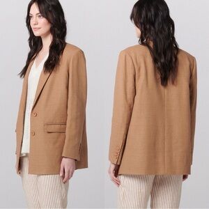NWT ELLIE MAE Tailored Maxi Blazer Karter Camel Sz XL